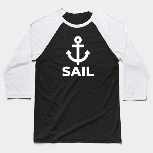 Sail Baseball T-Shirt by LAMUS